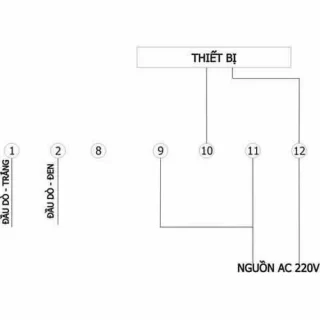 Sơ đồ điện của bộ điều khiển nhiệt FOX-1004