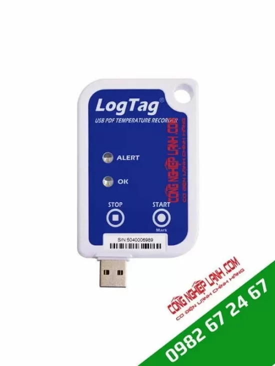 Nhiệt kế tự ghi LogTag UTRIX-16 tích hợp USB