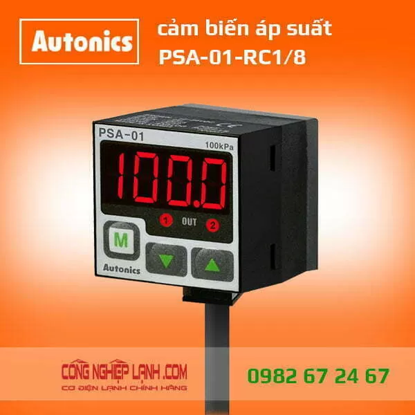 PSA-01-RC1/8 - Cảm biến áp suất có màn hình hiển thị