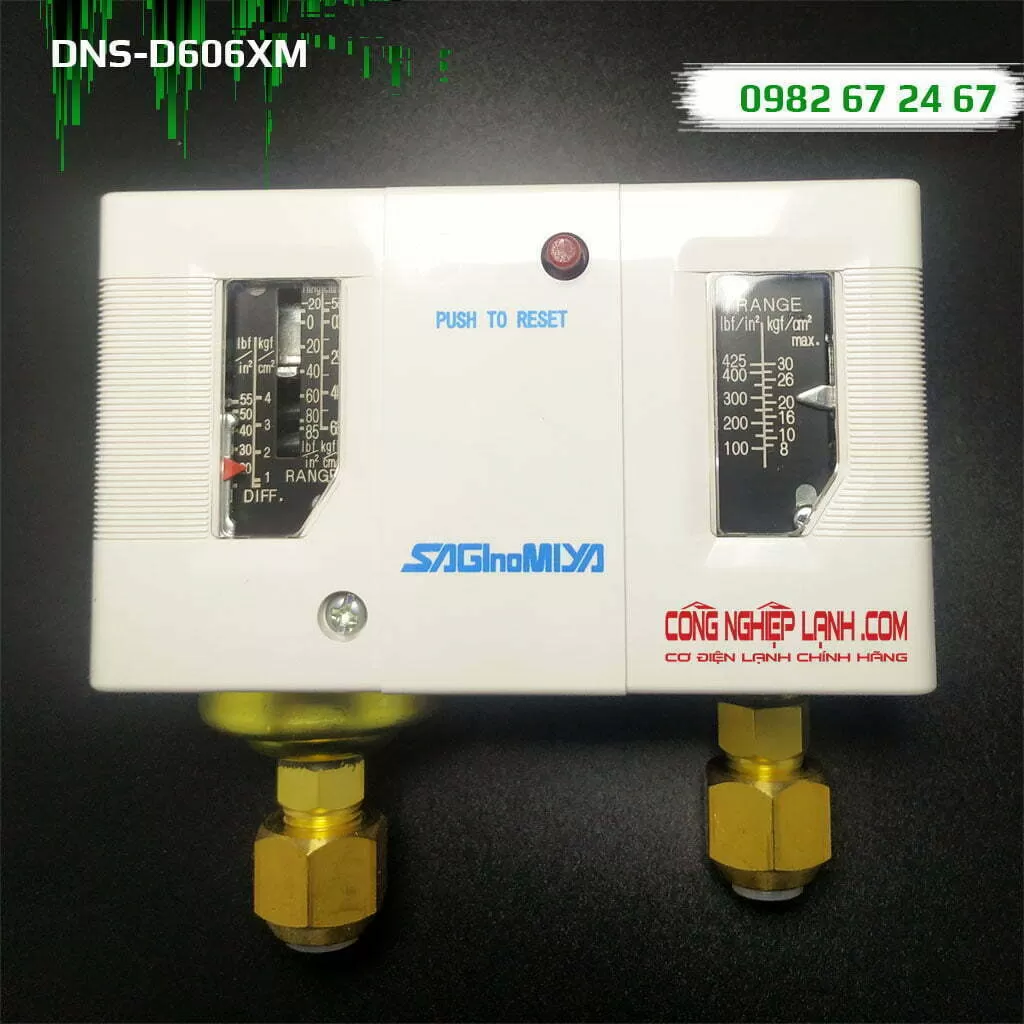 SAGINOMIYA DNS-D606XM - Công tắc áp suất đôi