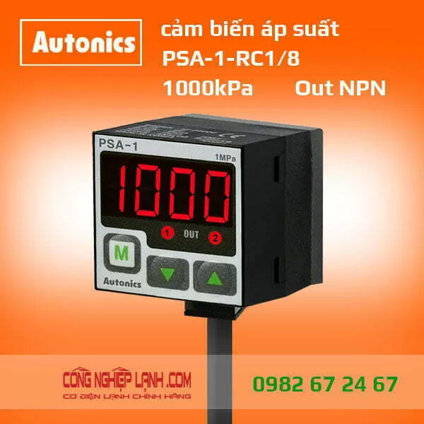 Cảm biến áp suất PSA-1-RC1/8 -  có màn hình hiển thị