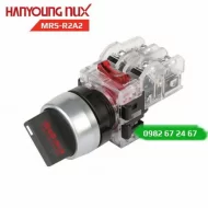 Công tắc xoay Hanyoung MRS-R2A2 - viền nhôm, 2 vị trí