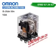 Relay trung gian Omron LY2N AC100/110 - 10A - 8 chân lớn