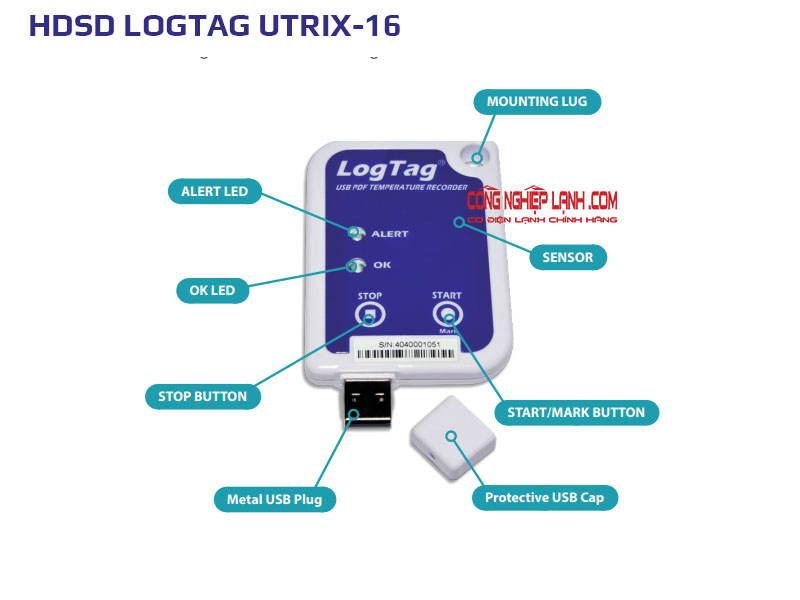 Hướng dẫn sử dụng LogTag UTRIX-16