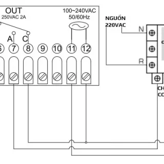 Hướng dẫn đấu nối FOX-1H chi tiết