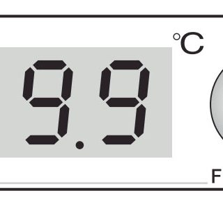 Mặt trước của bộ điều khiển nhiệt độ FOX-2002