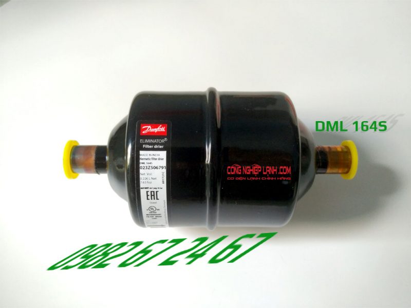Phin lọc Gas Danfoss DML 164S - phi 12mm đầu hàn