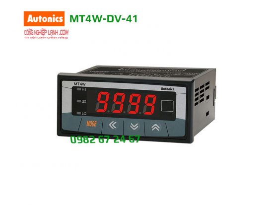 Đồng hồ đo Volt Autonics MT4W-DV-41