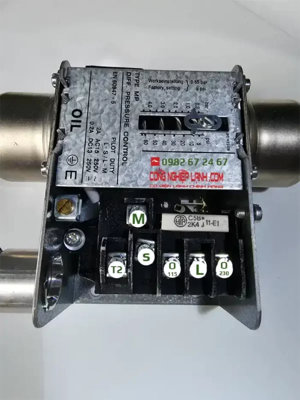 Các tiếp điểm của Danfoss MP55